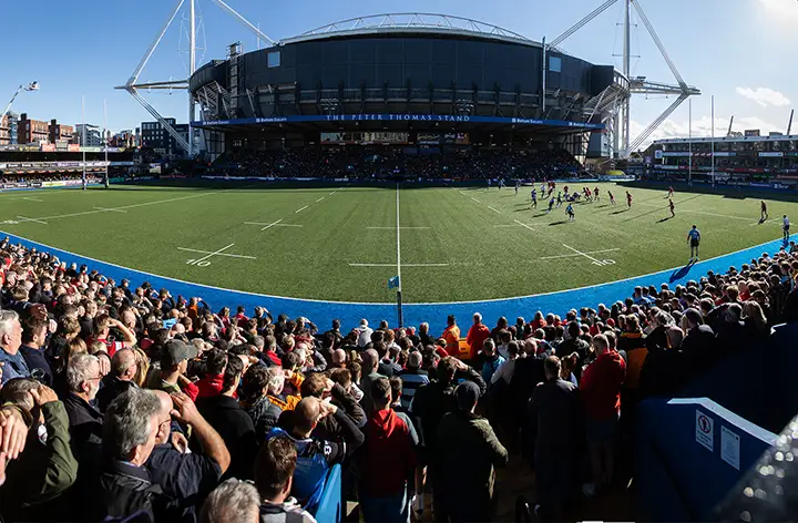 Rugby | Cardiff v Ospreys event image at Cardiff Arms Park, Westgate Street, Cardiff