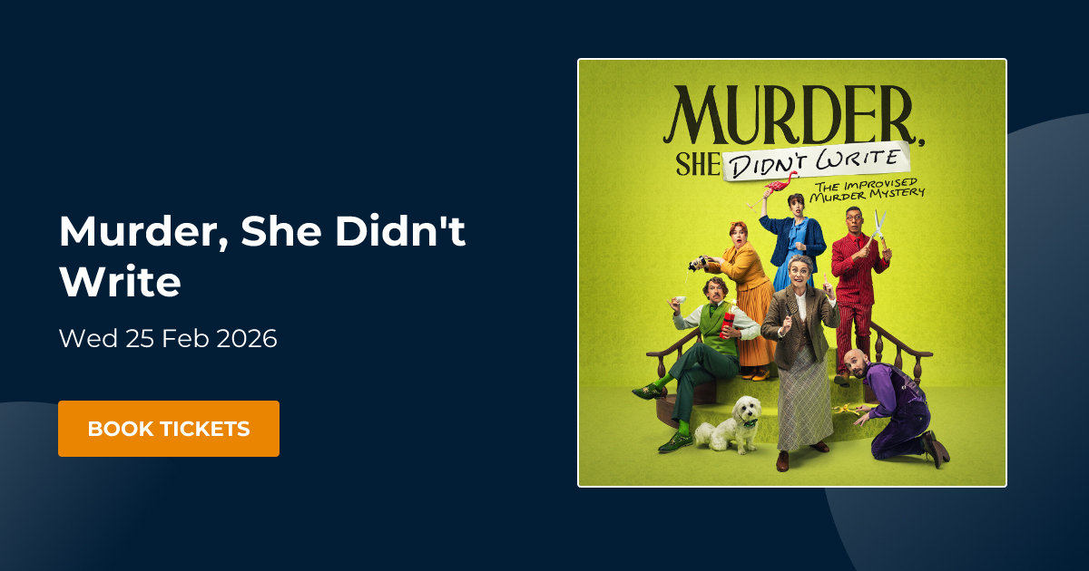 Murder, She Didn't Write event image at New Theatre Cardiff, Park Place, Cardiff