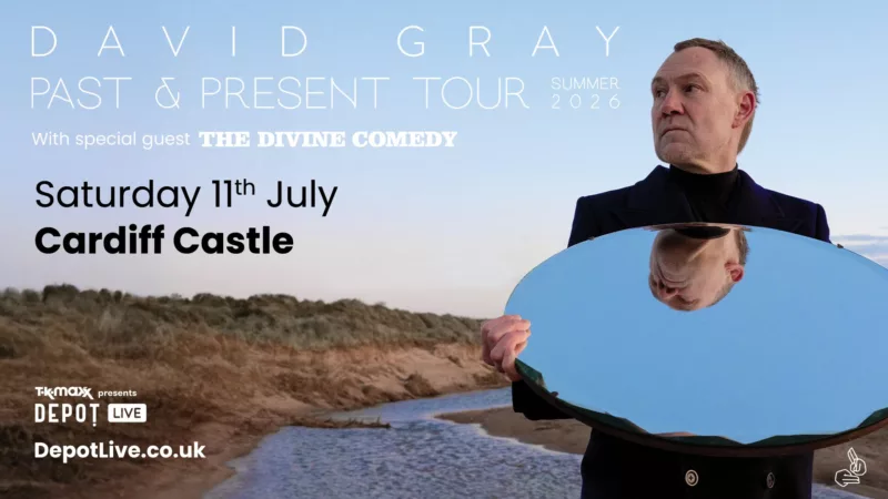 David Gray – Past & Present Tour event image at The Castle Green, Cardiff Castle, Castle Street, Cardiff, CF10 3RB