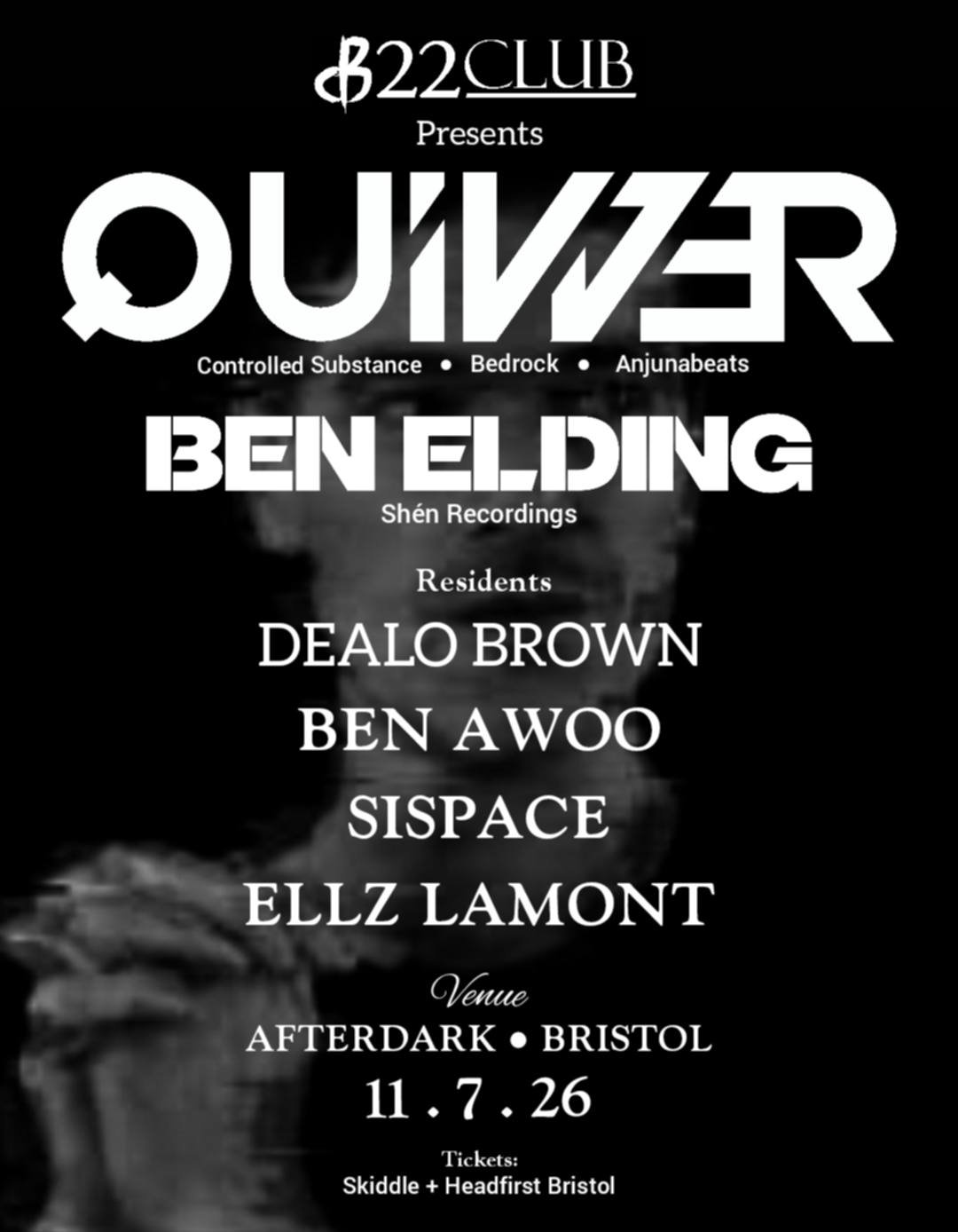 22Club Presents Quivver + Ben Elding