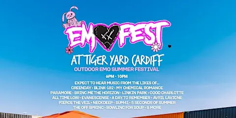 Outdoor Emo Festival Comes to Cardiff!