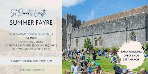 Summer Fayre at St Donat's Castle