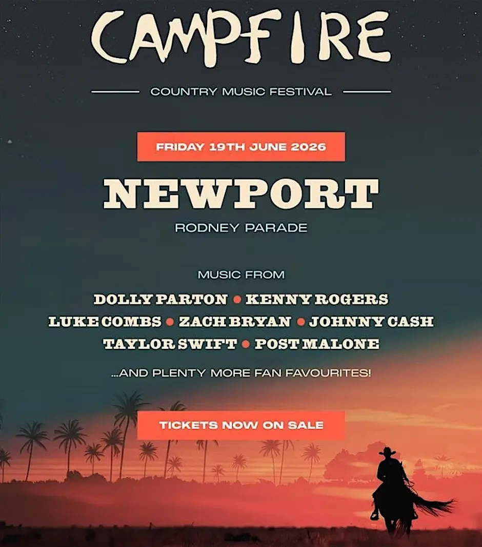 Campfire Country Music Festival Newport- JUNE 2026