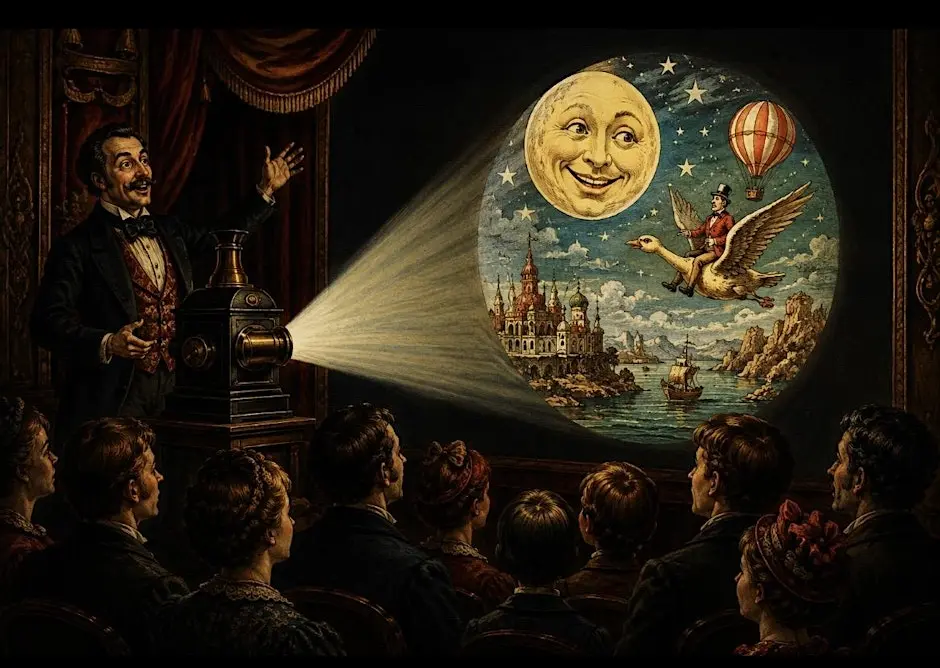 MAGIC LANTERN SHOW AND VICTORIAN HUMOUR