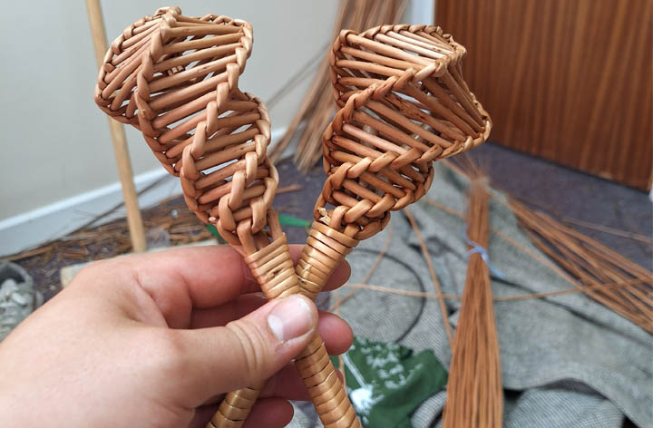 Weave a willow rattle with basketmaker Lewis Prosser