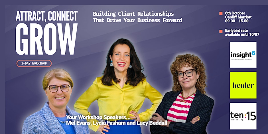 'Attract, Connect, Grow':  Join our Cardiff workshop this autumn