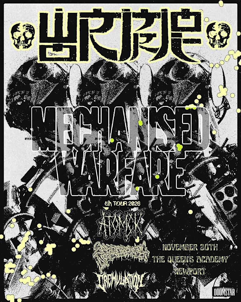 Wormrot - Mechanised Warfare Tour 2026 live at Queens Academy Newport!