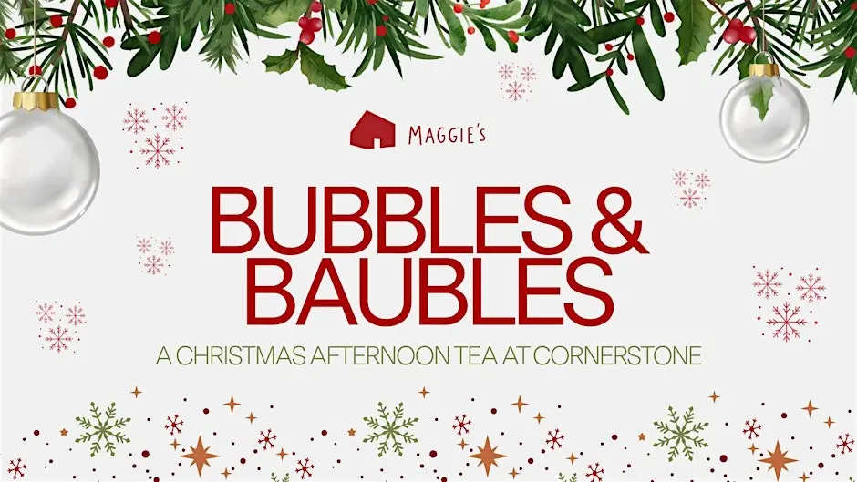 Bubbles and Baubles for Maggie's in Cardiff