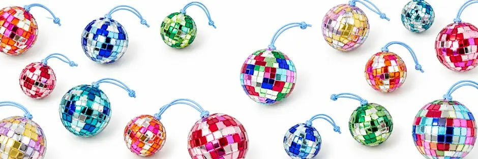 mooch-y's Christmas Craft Club: Disco Baubles