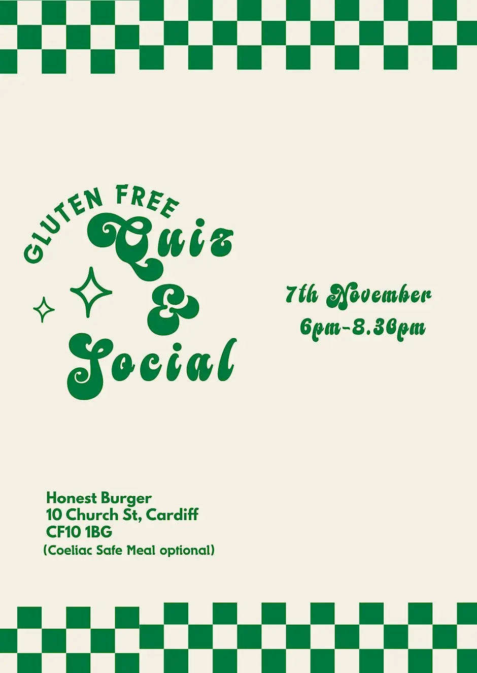 Gluten Free QUIZ & SOCIAL Evening