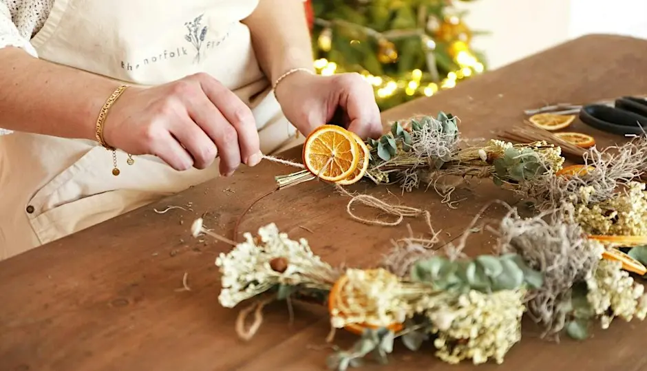 wreath making workshop