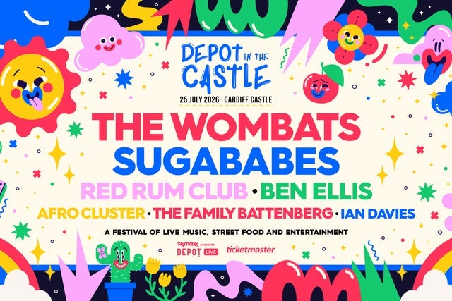 Depot In The Caste: The Wombats, Sugababes +more event image at Cardiff Castle, Castle Street, Cardiff